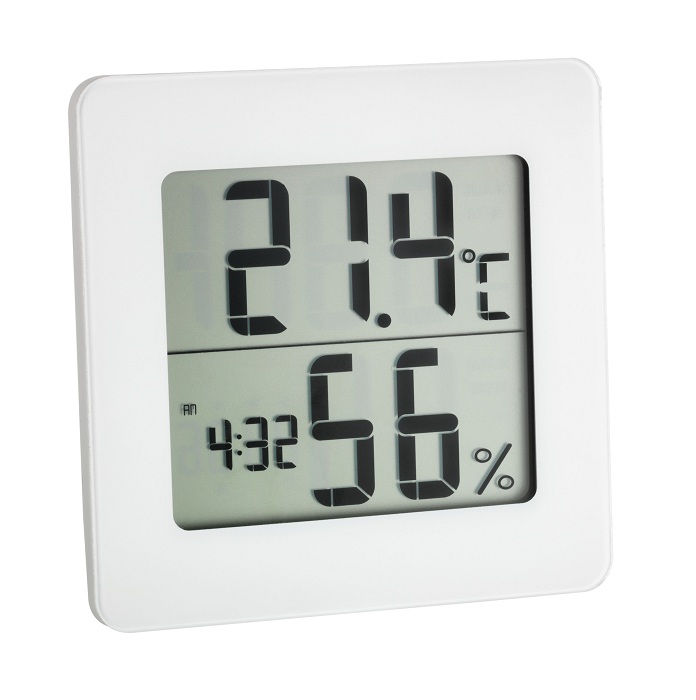 Termometro higrometro Max Min con despertador